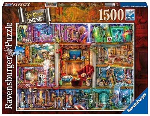 Ravensburger 17158 Aimee Stewart The Grand Library Puzzle mit 1500 Teilen, für Erwachsene und Kinder ab 12 Jahren, Mehrfarbig von Ravensburger