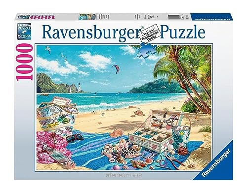 Ravensburger Coastal - Ocean, Lake Strand 17321 Puzzle-The Shell Collector 1000p, Multi-Color, 27 x 20 von Ravensburger