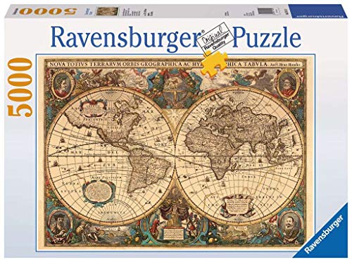 Ravensburger 17411 - Historische Weltkarte Puzzle, 5000 Teile von Ravensburger