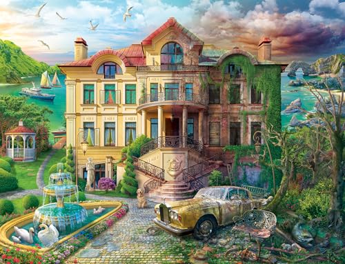 Ravensburger 17464 Cove Manor Echoes Puzzles, Mehrfarbig, 38.5 x 29.5 inches von Ravensburger