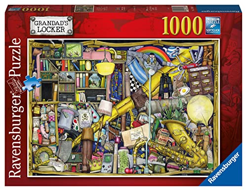 Ravensburger Puzzle: Der Schrank des Großvaters, Puzzle, 1000 Teile, Puzzles für Erwachsene, Puzzle mit 1000 Teilen, Kleber zum Einrahmen von Puzzles, Erwachsenenpuzzle, Geschenke für Erwachsene, 70 Ravensburger Puzzle: Der Schrank des Großvaters, Puzzle, 1000 Teile, Puzzles für Erwachsene, Puzzle mit 1000 Teilen, Kleber zum Einrahmen von Puzzles, Erwachsenenpuzzle, Geschenke für Erwachsene, 70 von Ravensburger