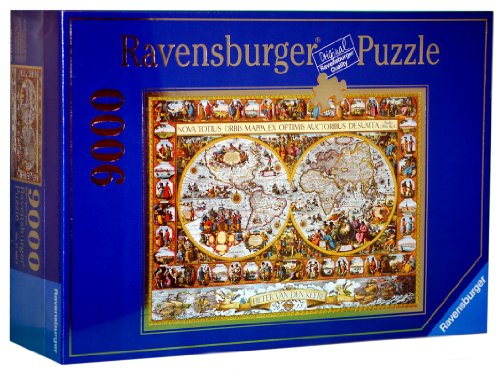 Ravensburger 17802 - Große Weltkarte - Pieter van den Keere 1611 - 9000 Teile Puzzle von Ravensburger