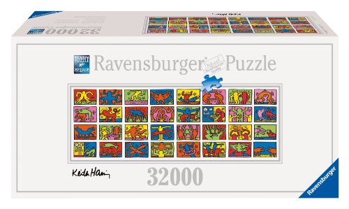 Ravensburger 17838 - Keith Haring: Double Retrospect - 32.000 Teile Puzzle (544x192cm) - größtes Puzzle der Welt von Ravensburger