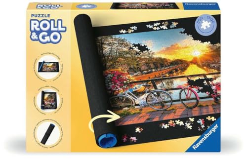 Ravensburger Roll your Puzzle - Puzzlematte für Puzzles mit bis zu 1000 Teilen, Puzzleunterlage zum Rollen, Praktisches Zubehör zur Aufbewahrung von Puzzles von Ravensburger