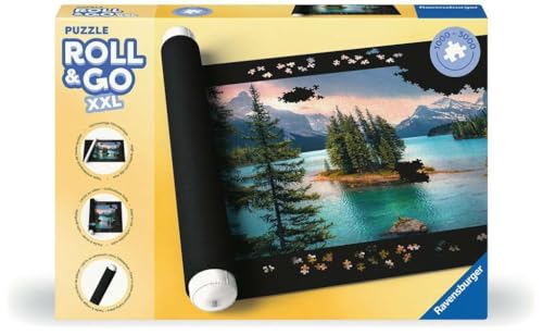 Ravensburger Puzzle Roll & Go XXL - Puzzlematte für Puzzles mit bis zu 3000 Teilen, Puzzleunterlage zum Rollen, Praktisches Zubehör zur Aufbewahrung von Puzzles von Ravensburger