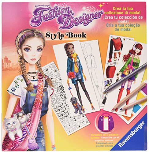 Ravensburger 18094 Fashion Designer Style Book-Andenken, kreatives Spiel, Empfohlenes Alter 6 Jahre von Ravensburger