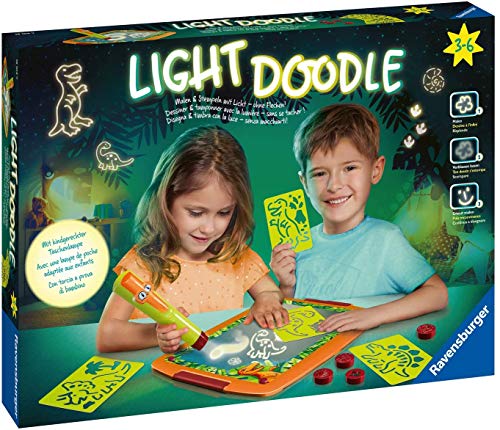 Ravensburger 18104 - Light Doodle Dinosaurs von Ravensburger