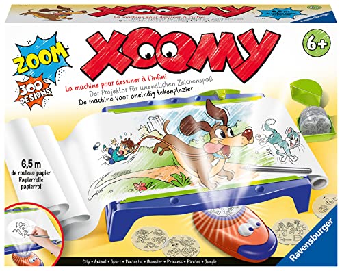 Ravensburger Xoomy Maxi A4 18142 - Zeichnen und Malen lernen für Kinder ab 6 Jahren, Über 300 Motiven und 6,5m Papierrolle für unendlichen Zeichenspaß von Ravensburger