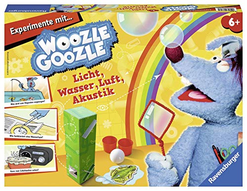 Ravensburger 18618 - Experimente mit Woozle Goozle Licht, Wasser, Luft, Akustik von Ravensburger