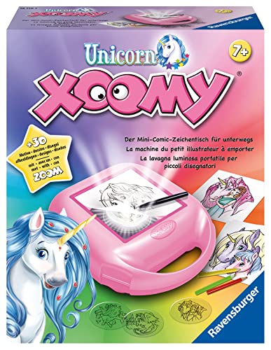 Ravensburger 18710 Xoomy Midi Unicorn, Zauberhafte Einhörner zeichnen Lernen, Kreatives Zeichnen und Malen für Kinder ab 7 Jahren, Gelb von Ravensburger