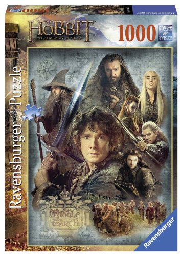 Ravensburger 19338 - The Hobbit: Die Einöde von Smaug - 1000 Teile Puzzle von Ravensburger