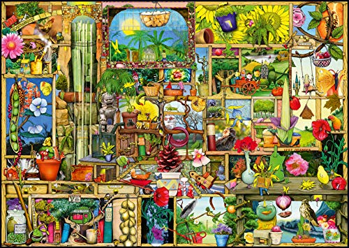 Ravensburger Puzzle 19482 - Grandioses Gartenregal - 1000 Teile Puzzle für Erwachsene und Kinder ab 14 Jahren, grün von Ravensburger