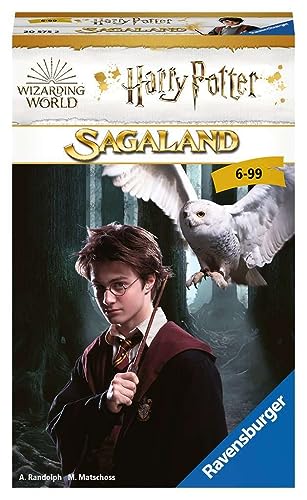 Ravensburger 20575 - Harry Potter Sagaland, Mitbringspiel für 2-4 Spieler, ab 6 Jahren, kompaktes Format, Reisespiel, Kreaturen von Ravensburger