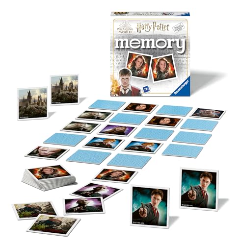 Ravensburger 20648 - Harry Potter memory, der Spieleklassiker für alle Harry Potter Fans, Merkspiel für 2-8 Spieler ab 4 Jahren von Ravensburger