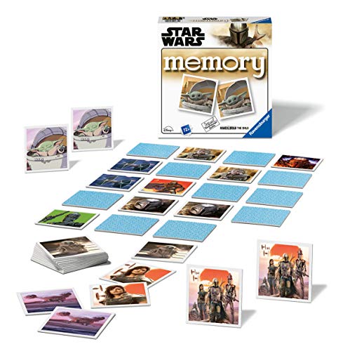 Ravensburger 20671 - The Mandalorian Memory -Star Wars, der Spieleklassiker für alle Star Wars Fans, Merkspiel für 2-8 Spieler ab 4 Jahren von Ravensburger