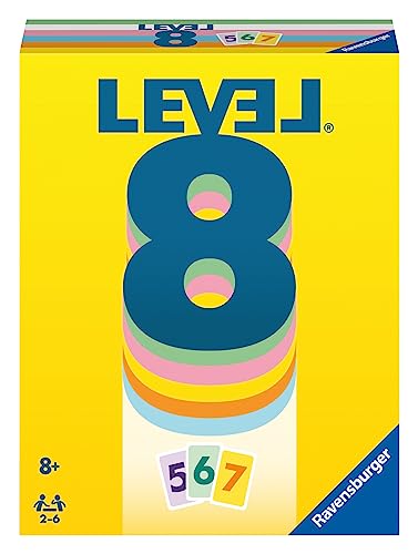 Ravensburger 20865 - Level 8, Das beliebte Kartenspiel für 2-6 Spieler ab 8 Jahren/Familienspiel/Reisespiel von Ravensburger