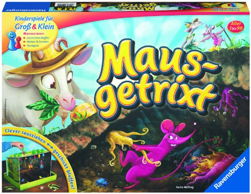 Ravensburger Spiele Mausgetrixt (Kinderspiel): Clever rausziehen - geschickt bluffen! von Ravensburger