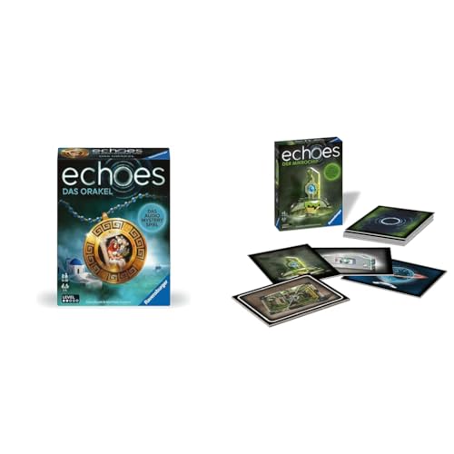 Ravensburger 22452 Echoes Das Orakel - Audio Mystery Spiel ab 14 Jahren, Erlebnis-Spiel & 20816 Echoes Der Mikrochip - Audio Mystery Spiel ab 14 Jahren, Erlebnis-Spiel von Ravensburger