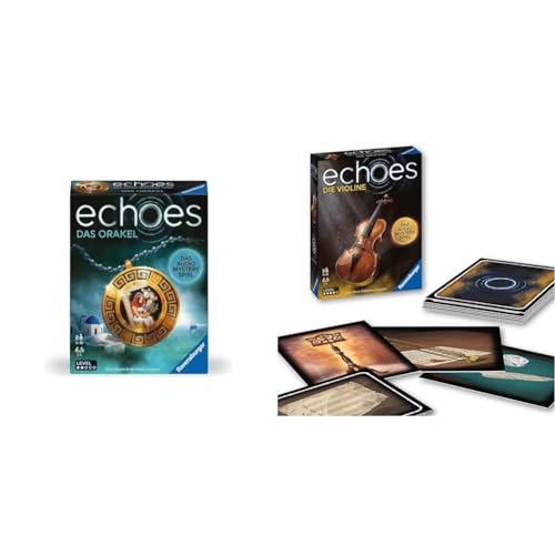 Ravensburger 22452 Echoes Das Orakel - Audio Mystery Spiel ab 14 Jahren, Erlebnis-Spiel & 20933 Echoes Die Violine - Audio Mystery Spiel ab 14 Jahren, Erlebnis-Spiel von Ravensburger