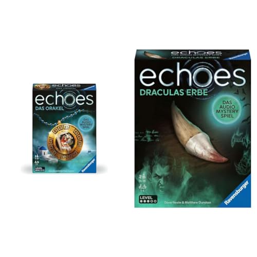 Ravensburger 22452 Echoes Das Orakel - Audio Mystery Spiel ab 14 Jahren, Erlebnis-Spiel & 22360 Echoes Draculas Erbe - Audio Mystery Spiel ab 14 Jahren, Erlebnis-Spiel von Ravensburger