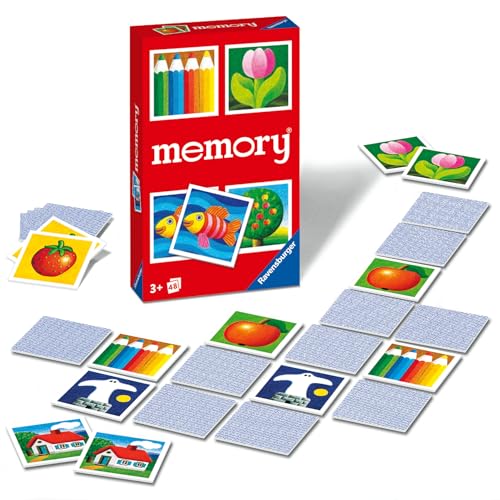 Ravensburger 22457 - Kinder Memory, der Spieleklassiker für die ganze Familie, Merkspiel für 2-6 Spieler ab 3 Jahren von Ravensburger