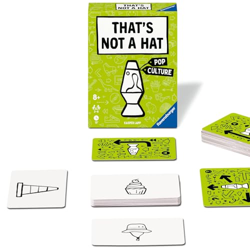 Ravensburger - 22589 - That's not a hat - Pop Culture - Partyspiel, Kartenspiel für 3-8 Personen, lustige Unterhaltung ab 8 Jahren von Ravensburger