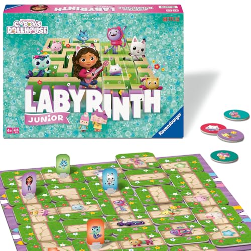 Ravensburger Gabby's Dollhouse Junior Labyrinth, Labyrinth-Spiel, Brettspiel, Das Puppenhaus, Spiele für Kinder ab 4 Jahren, spanische Version Ravensburger Gabby's Dollhouse Junior Labyrinth, Labyrinth-Spiel, Brettspiel, Das Puppenhaus, Spiele für Kinder ab 4 Jahren, spanische Version von Ravensburger