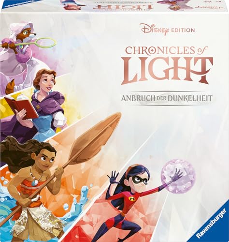 Ravensburger 228881 - Familienspiel Chronicles of Light - Disney Edition, Gesellschaftsspiel für Familien und Erwachsene, Spiel ab 8 Jahren, für 1-4 Spieler - Kooperatives Brettspiel von Ravensburger