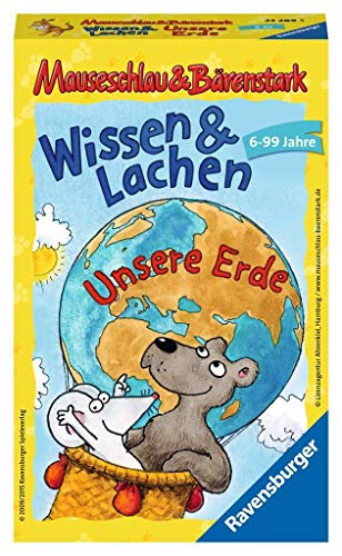 Ravensburger Mitbringspiele 23289 - Mauseschlau & Bärenstark Wissen und Lachen – Unsere Erde von Ravensburger