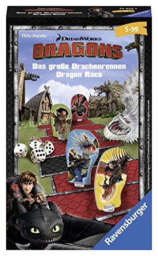 Ravensburger 23432 - Dragons: Das groߟe Drachenrennen - Kinderspiel/ Reisespiel von Ravensburger