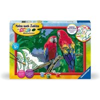 CreArt, Malen nach Zahlen Kinder - Bunte Papageien CreArt, Malen nach Zahlen Kinder - Bunte Papageien von Ravensburger Verlag GmbH