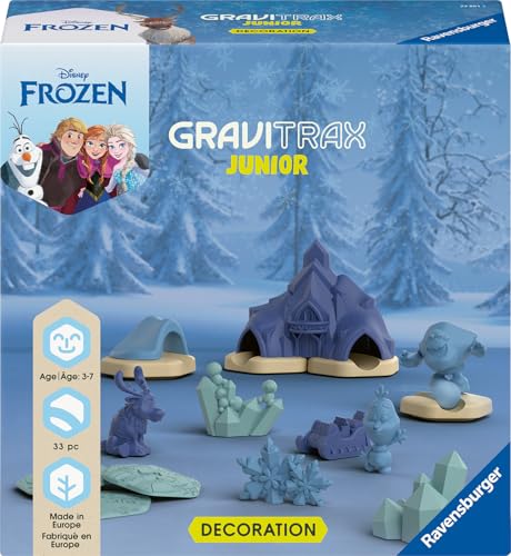 Ravensburger GraviTrax Junior Extension Disney Frozen 23861 - Murmelbahn für Kinder ab 3 Jahren, mit Spielfiguren aus der Welt der Eiskönigin von Ravensburger