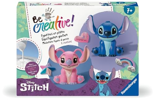 Ravensburger 23877 BeCreative - Bastelset Gipsgießen Stitch, DIY für Kinder ab 7 Jahren, Stitch Geschenke von Ravensburger