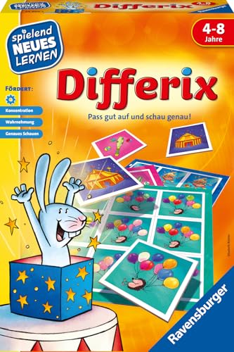 Ravensburger 24930 - Differix - Spielen und Lernen für Kinder, Lernspiel für Kinder von 4-8 Jahren, Spielend Neues Lernen für 1-4 Spieler von Ravensburger