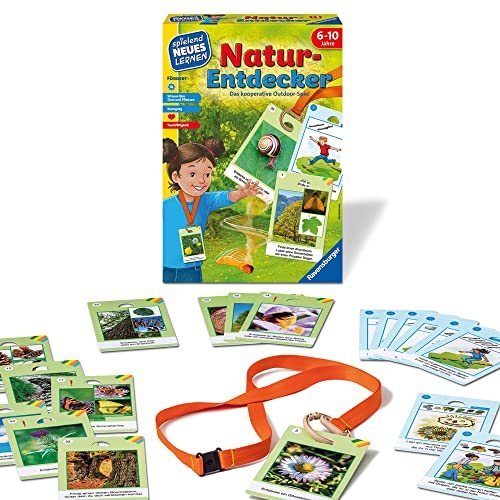 Ravensburger 25033 - Natur-Entdecker - Lernspiel für Kinder, Outdoor Spiel für Kinder von 6-10 Jahren, für 1-6 Spieler, Naturspiel, Bewegungsspiel, Tiere und Pflanzen von Ravensburger