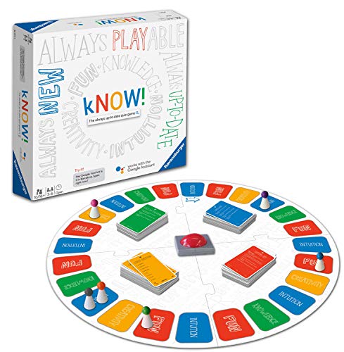 Ravensburger 26071 Know wusste es Interaktives Brettspiel für Kinder & Erwachsene Alter ab 10 Jahren-Das Always-up-to-date Quiz-Spiel Powered by The Google Assistant von Ravensburger