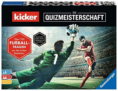 Ravensburger Spiele 26288 - Kicker - Die Quizmeisterschaft 26288 - Quizspiel ab 10 Jahren von Ravensburger