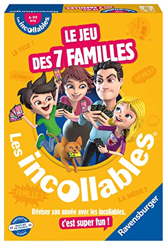 Ravensburger – 26624 – Kartenspiel mit 7 Familien Incollables von Ravensburger