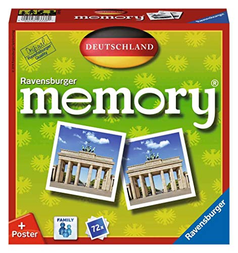 Ravensburger 26630 - Deutschland Memory, der Spieleklassiker quer durch Deutschland, Deutschlandreise, Merkspiel für 2-8 Spieler ab 4 Jahren von Ravensburger Spiele