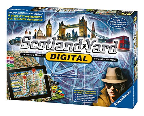 Ravensburger - Scotland Yard Digital: AR Board Game, Mystery für 2 bis 6 Spieler ab 12 Jahren von Ravensburger