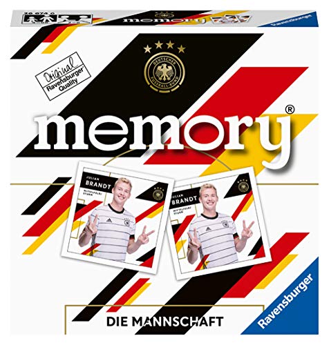 Ravensburger 26674 - DFB memory Die Mannschaft, der Spieleklassiker für alle Fußball Fans, Merkspiel mit Stars der Nationalmannschaft für 2-6 Spieler ab 4 Jahren von Ravensburger