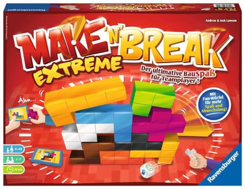 Ravensburger Spiele 26751 - Make 'n' Break Extreme, Spannendes und actionreiches Familienspiel ab 8 Jahren für 2-5 Spieler von Ravensburger