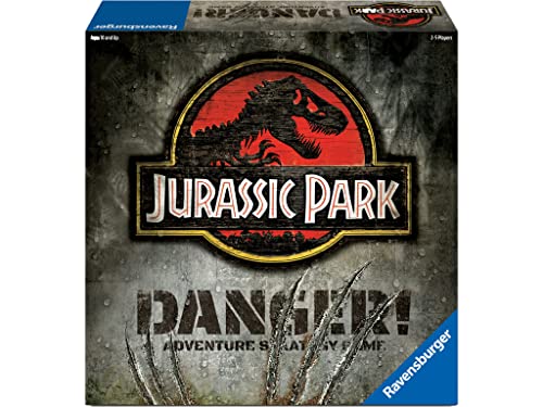 Ravensburger 269884 Jurassic Park Danger, Brettspiel, 2-5 Spieler, Empfohlenes Alter ab 10 Jahren, Familienbrettspiele von Ravensburger