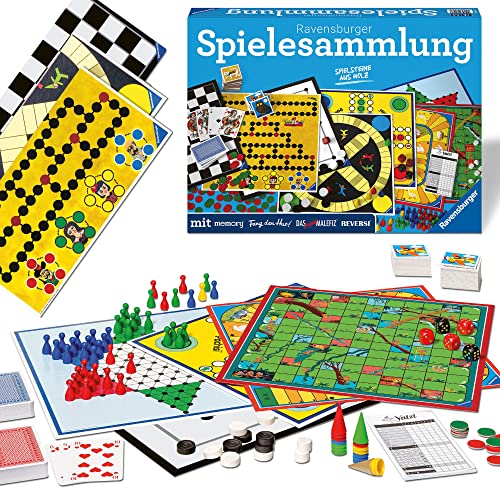 Ravensburger Spielesammlung 27293 Familienspiele 2022 D - Spielesammlung für die ganze Familie, Spiel für Kinder und Erwachsene ab 4 Jahren, für 2-10 Spieler von Ravensburger