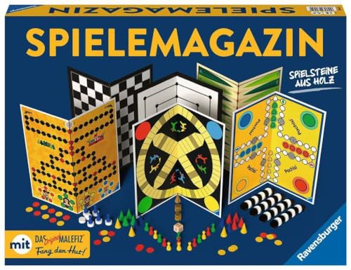 Ravensburger 27295 - Spiele Magazin, Spielesammlung mit vielen Möglichkeiten für 2-4 Spieler, Gesellschaftsspiel ab 6 Jahren, die besten Familienspiele von Ravensburger