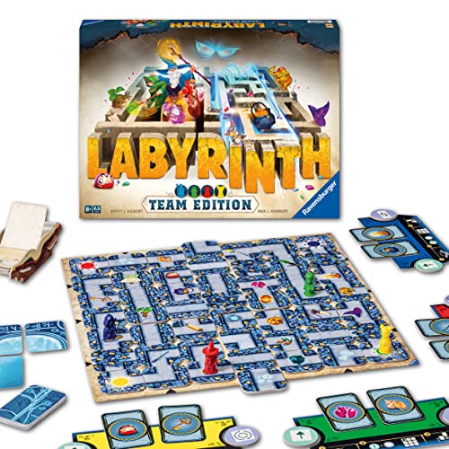 Ravensburger 27328 Labyrinth Team Edition- Die kooperative Variante des Spieleklassikers für 2-4 Personen ab 8 Jahren von Ravensburger