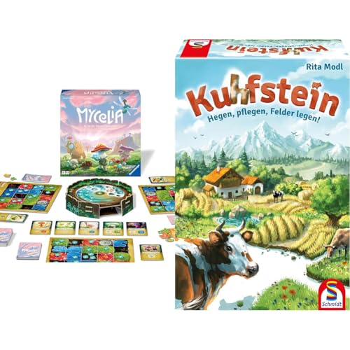 Ravensburger 27489 - Mycelia - Deckbuilding Spiel für Familien & Schmidt Spiele 49440 Kuhfstein, Familienspiel von Ravensburger