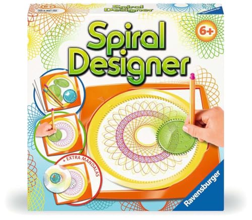 Ravensburger Spiral-Designer, Zeichnen lernen für Kinder ab 6 Jahren, Kreatives Zeichen-Set für farbenfrohe Spiralbilder und Mandalas von Ravensburger