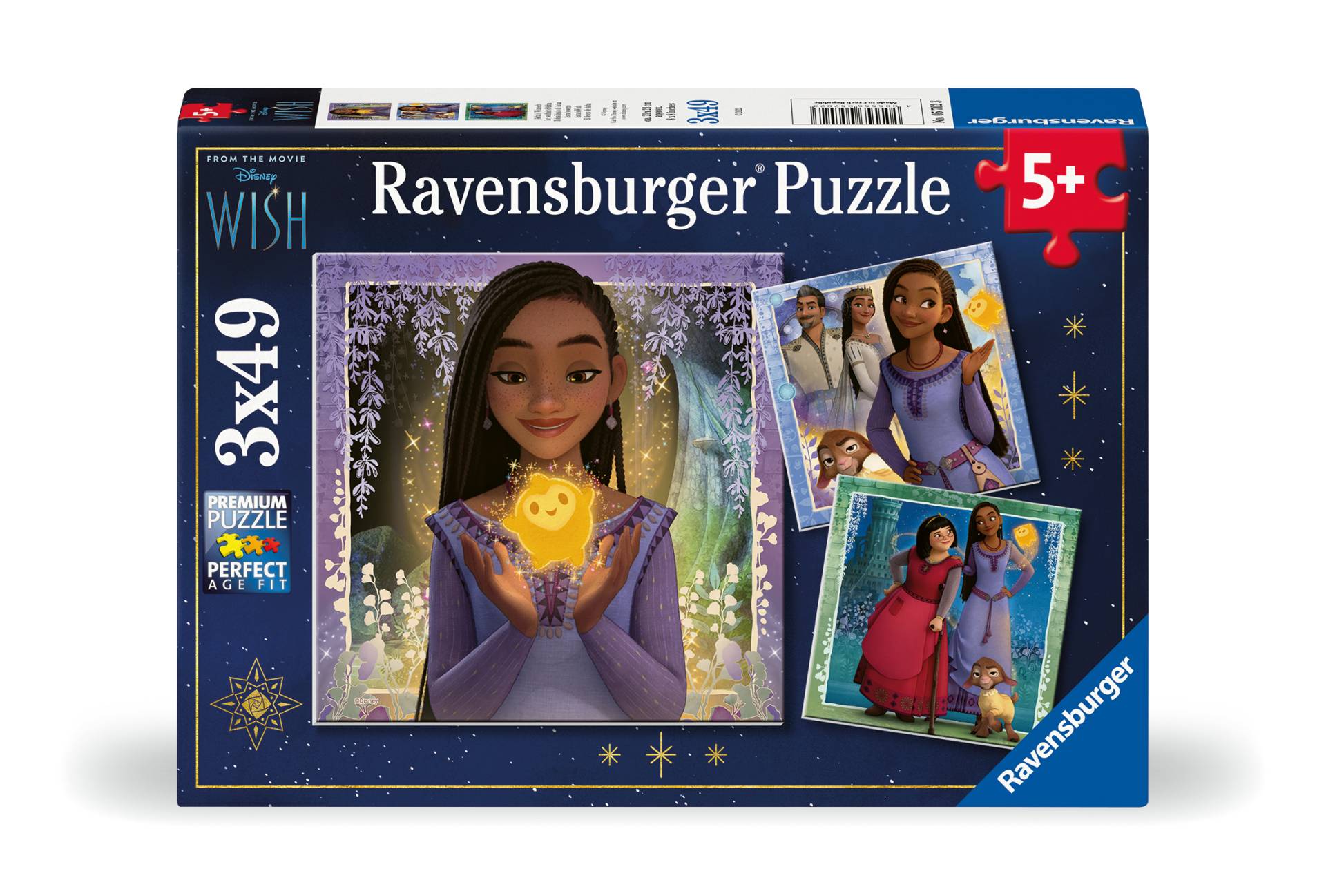 Ravensburger 3 Puzzles - Disney "Wish" 49 Teile Puzzle Ravensburger-05702 Ravensburger 3 Puzzles - Disney "Wish" 49 Teile Puzzle Ravensburger-05702 von Ravensburger