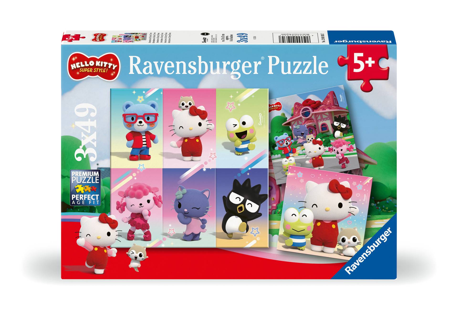Ravensburger 3 Puzzles - Hello Kitty 49 Teile Puzzle Ravensburger-01035 Ravensburger 3 Puzzles - Hello Kitty 49 Teile Puzzle Ravensburger-01035 von Ravensburger